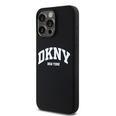 DKNY DKHMP13XSNYACH iPhone 13 Pro Max 6.7" czarny|black hardcase Liquid Silicone White Printed Logo MagSafe цена и информация | Чехлы для телефонов | kaup24.ee