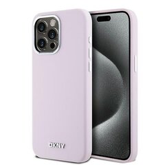 DKNY DKHMP15XSMCHLP iPhone 15 Pro Max 6.7" różowy|pink hardcase Liquid Silicone Small Metal Logo MagSafe цена и информация | Чехлы для телефонов | kaup24.ee