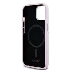 DKNY DKHMP15XSMCHLP iPhone 15 Pro Max 6.7" różowy|pink hardcase Liquid Silicone Small Metal Logo MagSafe цена и информация | Чехлы для телефонов | kaup24.ee