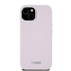 DKNY DKHMP15XSMCHLP iPhone 15 Pro Max 6.7" różowy|pink hardcase Liquid Silicone Small Metal Logo MagSafe цена и информация | Чехлы для телефонов | kaup24.ee