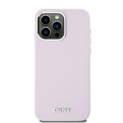 DKNY DKHMP15XSMCHLP iPhone 15 Pro Max 6.7" różowy|pink hardcase Liquid Silicone Small Metal Logo MagSafe цена и информация | Чехлы для телефонов | kaup24.ee