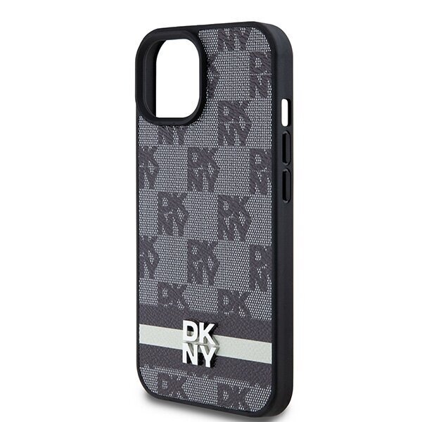 DKNY Hardcase Leather Checkered Mono Pattern & Printed Stripes цена и информация | Telefoni kaaned, ümbrised | kaup24.ee