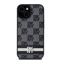 DKNY DKHCS24SPCPTSSK S24 S921 czarny|black hardcase Leather Checkered Mono Pattern & Printed Stripes цена и информация | Чехлы для телефонов | kaup24.ee