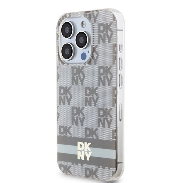 DKNY Hardcase IML Checkered Mono Pattern & Printed Stripes Mag цена и информация | Telefoni kaaned, ümbrised | kaup24.ee