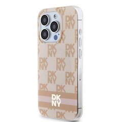 DKNY DKHMP13LHCPTSP iPhone 13 Pro | 13 6.1" różowy|pink hardcase IML Checkered Mono Pattern & Printed Stripes MagSafe цена и информация | Чехлы для телефонов | kaup24.ee