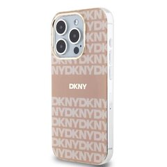 DKNY DKHMP13LHRHSEP iPhone 13 Pro | 13 6.1" różowy|pink hardcase IML Mono & Stripe MagSafe цена и информация | Чехлы для телефонов | kaup24.ee