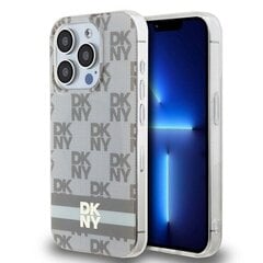 DKNY DKHMP13XHCPTSE iPhone 13 Pro Max 6.7" beżowy|beige hardcase IML Checkered Mono Pattern & Printed Stripes MagSafe цена и информация | Чехлы для телефонов | kaup24.ee