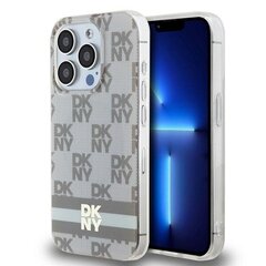 DKNY DKHMP14LHCPTSE iPhone 14 Pro 6.1" beżowy|beige hardcase IML Checkered Mono Pattern & Printed Stripes MagSafe цена и информация | Чехлы для телефонов | kaup24.ee