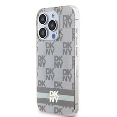 DKNY DKHMP14LHCPTSE iPhone 14 Pro 6.1" beżowy|beige hardcase IML Checkered Mono Pattern & Printed Stripes MagSafe цена и информация | Чехлы для телефонов | kaup24.ee