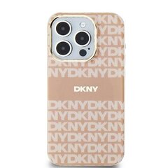 DKNY DKHMP14SHRHSEP iPhone 14 | 15 | 13 6.1" różowy|pink hardcase IML Mono & Stripe MagSafe цена и информация | Чехлы для телефонов | kaup24.ee