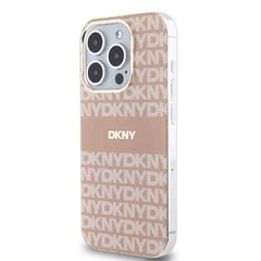 DKNY DKHMP14XHRHSEP iPhone 14 Pro Max 6.7" różowy|pink hardcase IML Mono & Stripe MagSafe цена и информация | Чехлы для телефонов | kaup24.ee