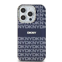 DKNY DKHMP15SHRHSEB iPhone 15 | 14 | 13 6.1" niebieski|blue hardcase IML Mono & Stripe MagSafe цена и информация | Чехлы для телефонов | kaup24.ee