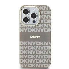 DKNY DKHMP15XHRHSEP iPhone 15 Pro Max 6.7" różowy|pink hardcase IML Mono & Stripe MagSafe цена и информация | Чехлы для телефонов | kaup24.ee