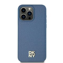 DKNY DKHMS24SPSHRPSK S24 S921 czarny|black hardcase Leather Pattern Metal Logo MagSafe цена и информация | Чехлы для телефонов | kaup24.ee