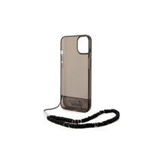 Guess iPhone 14 6,1 GUHCP14SHGCOHK black Translucent Pearl Strap hind ja info | Telefoni kaaned, ümbrised | kaup24.ee