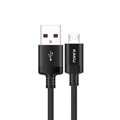 iKaku KSC-283 Кабель для зарядки и передачи данных Micro USB 1 метр черный цена и информация | Кабели для телефонов | kaup24.ee