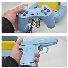 Riff RF-2GUN Ретро консоль с 22 встроенными 8-битными играми + 2 Джойстиками + Игровой пистолет цена и информация | Игровые приставки | kaup24.ee