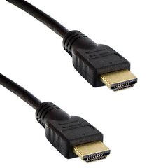 Riff HDMI Кабель С Интернетом Фильтром V1.4 type A - 19/19 male/male Gold Platted 5m Черный (Bulk) цена и информация | Кабели и провода | kaup24.ee
