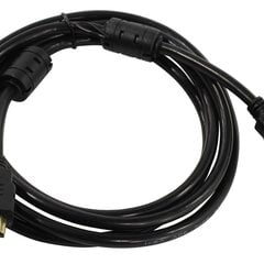 Riff HDMI Кабель С Интернетом Фильтром V1.4 type A - 19/19 male/male Gold Platted 5m Черный (Bulk) цена и информация | Кабели и провода | kaup24.ee