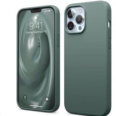 Riff Тонкий & Мягкий силиконовый чехол с мягкой подкладкой для Apple iPhone 13 Midnight Green цена и информация | Чехлы для телефонов | kaup24.ee