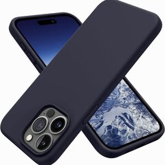 Riff Тонкий & Мягкий силиконовый чехол с мягкой подкладкой для Apple iPhone 15 Dark blue цена и информация | Чехлы для телефонов | kaup24.ee