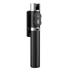 Selfie Stick - with detachable bluetooth remote control and tripod - P60 BLACK цена и информация | Моноподы для селфи («Selfie sticks») | kaup24.ee