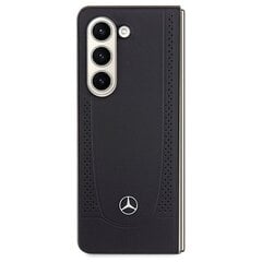 Mercedes MEHCZFD5ARMBK Z Fold5 F946 czarny|black hardcase Leather Urban цена и информация | Чехлы для телефонов | kaup24.ee