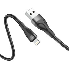 Borofone Cable BX61 Source - USB to Lightning - 2,4A 1 metre black цена и информация | Кабели для телефонов | kaup24.ee