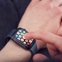 Гибридное стекло Wozinsky Watch Glass для Xiaomi Mi Band 5 чёрное цена и информация | Аксессуары для смарт-часов и браслетов | kaup24.ee
