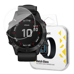 Гибридное стекло Wozinsky Watch Glass для Garmin Fenix ​​6X Pro прозрачное цена и информация | Аксессуары для смарт-часов и браслетов | kaup24.ee