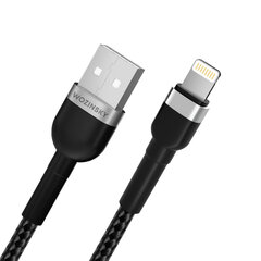 Wozinsky WNBAL1 Кабель USB-A/Lightning 2,4А 1 м - черный цена и информация | Кабели для телефонов | kaup24.ee