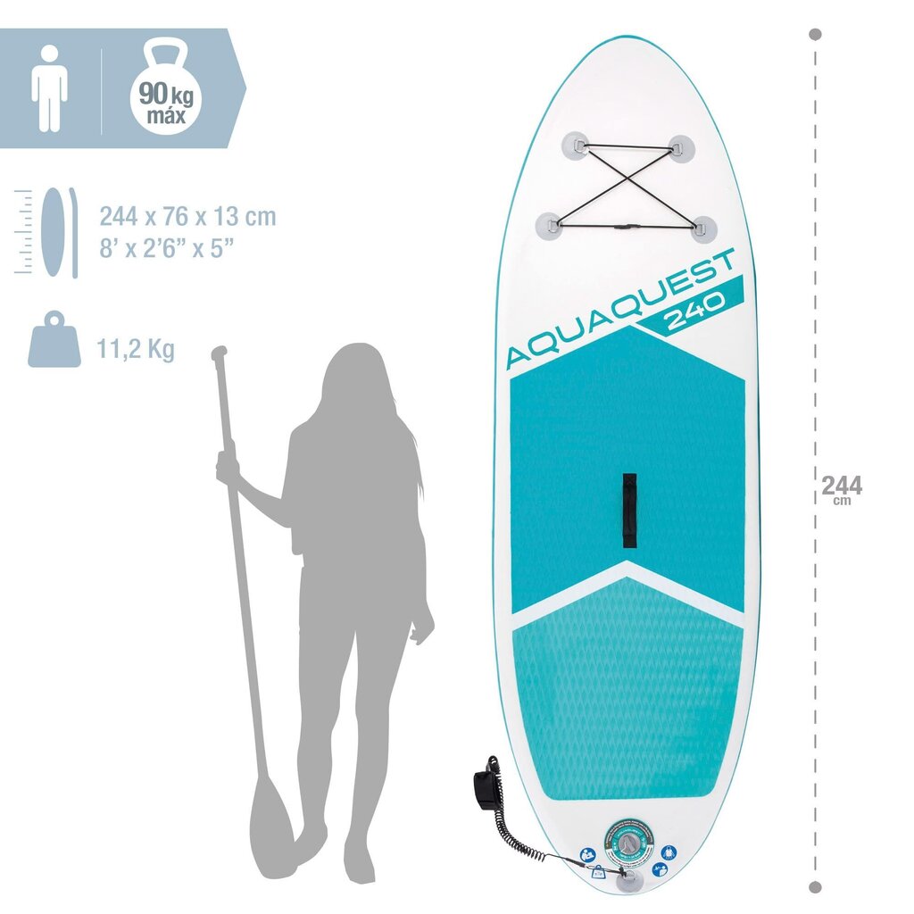 Intex Youth Sup, 244 cm x 76 cm x 13 cm (68241NP) цена и информация | Veesport | kaup24.ee