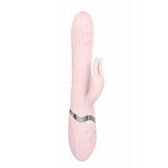 Вибратор Eve's Thrusting Rabbit With Orgasmic Beads, розовый цена и информация | Вибраторы | kaup24.ee