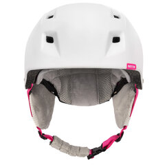 Лыжный шлем Meteor KIONA S, бело-розовый цена и информация | Лыжные шлемы | kaup24.ee