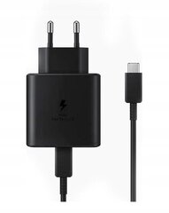 Samsungi reisiadapter 45W, must hind ja info | USB jagajad, adapterid | kaup24.ee