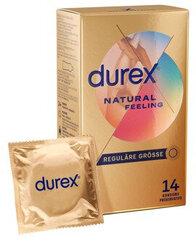 Kondoomid Durex Natural Feeling, 14 tk hind ja info | Kondoomid | kaup24.ee