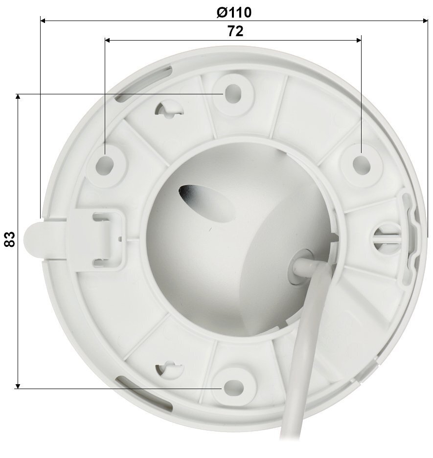 IP-kaamera Dahua IPC-HDW2249T-S-IL-0280B цена и информация | Valvekaamerad | kaup24.ee