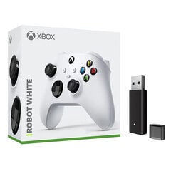 Xbox Wireless Controller + PC Adapter White цена и информация | Аксессуары для компьютерных игр | kaup24.ee