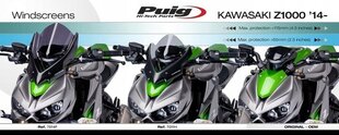 PUIG 7011F темное спортивное стекло Kawasaki Z1000/R цена и информация | Мотоаксессуары | kaup24.ee