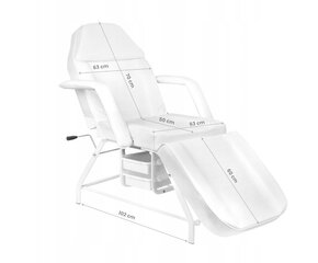 Косметическое кресло-кровать Activ 122423, белое цена и информация | Мебель для салонов красоты | kaup24.ee