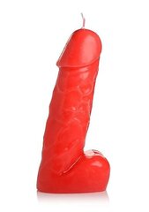 Peenisekujuline küünal XR Brands Spicy Pecker, 18 cm hind ja info | Erootilised kingitused ja suveniirid | kaup24.ee