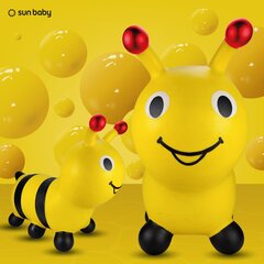 Hüppeloom Jumpy Bee koos pumbaga, kollane Sun Baby hind ja info | Imikute mänguasjad | kaup24.ee