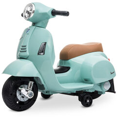 Электрический детский мотоцикл Vespa 35W, мята Sun Baby цена и информация | Электромобили для детей | kaup24.ee