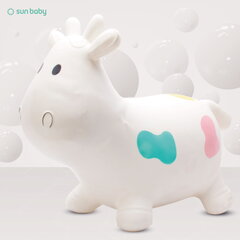надувная игрушка для прыжков Попрыгун Корова с насосом Sun Baby цена и информация | Игрушки для малышей | kaup24.ee