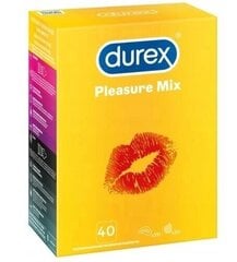 Презервативы Durex Pleasure Mix, 40 шт. цена и информация | Презервативы | kaup24.ee