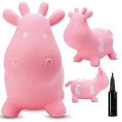 надувная игрушка для прыжков Попрыгун Корова с насосом Sun Baby цена и информация | Игрушки для малышей | kaup24.ee