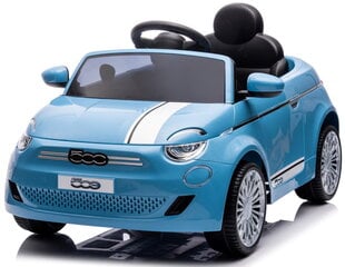 Fiat 500 Одноместный электромобиль для детей синий Sun Baby цена и информация | Электромобили для детей | kaup24.ee