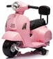 Elektriline mootorratas lastele Vespa 35W seljatoega, roosa Sun Baby hind ja info | Laste elektriautod | kaup24.ee