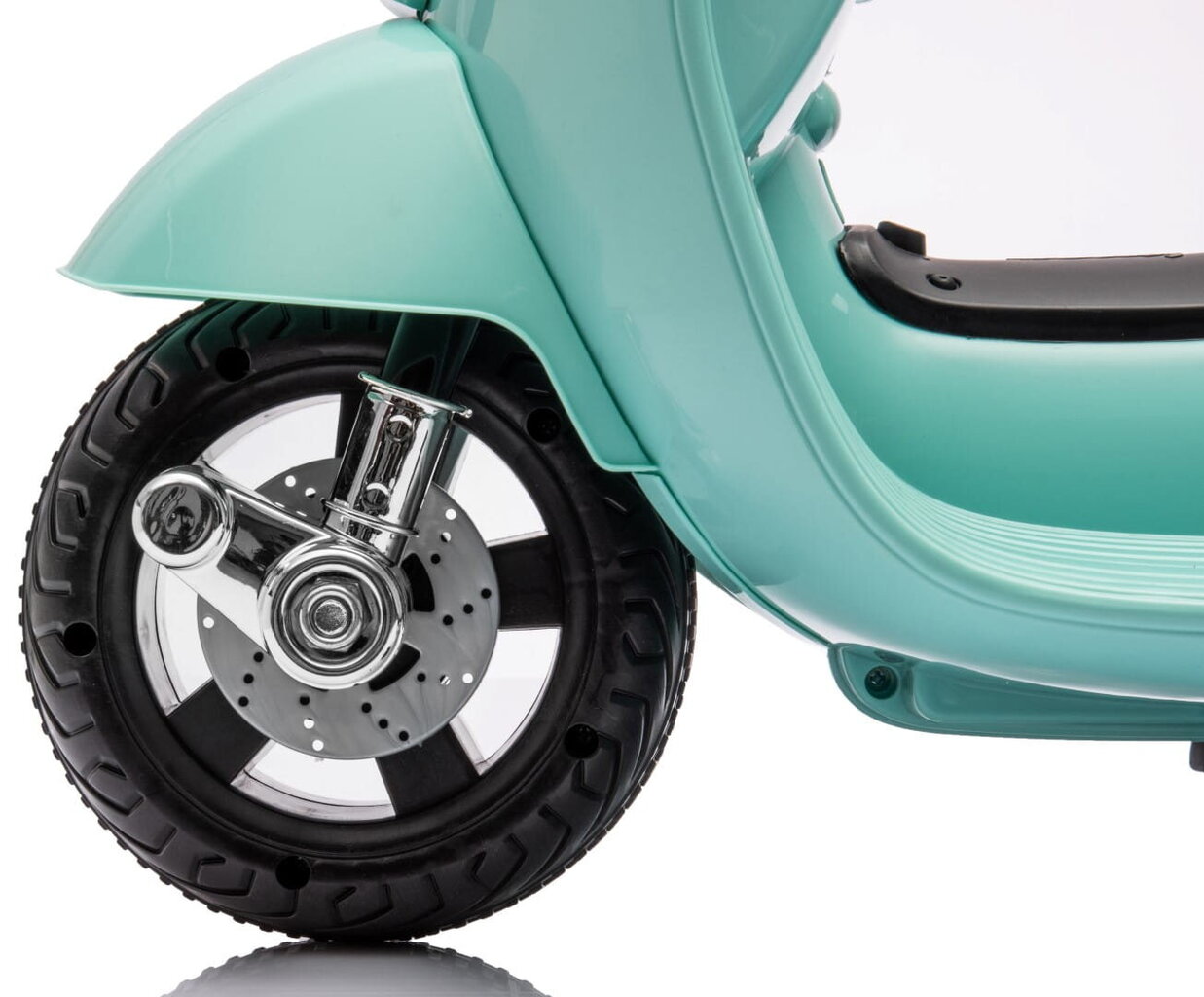 Elektriline mootorratas lastele Vespa 35W seljatoega, piparmünt Sun Baby hind ja info | Laste elektriautod | kaup24.ee