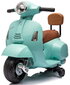 Elektriline mootorratas lastele Vespa 35W seljatoega, piparmünt Sun Baby hind ja info | Laste elektriautod | kaup24.ee